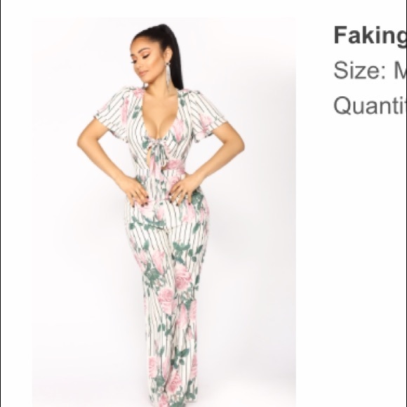 Floral Jumpsuit - Picture 3 of 3